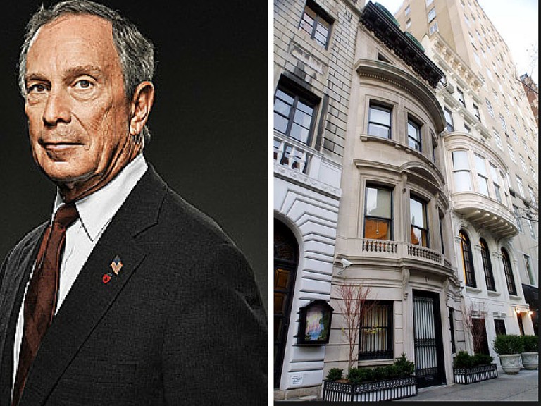 Ex-Mayor Bloomberg (left) launched the city into the world of hyper-density all while living in a lovely, human-scale landmarked townhouse on East 79th Street. 