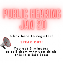 Click here to register and SPEAK OUT! You get 5 minutes to say no way!
